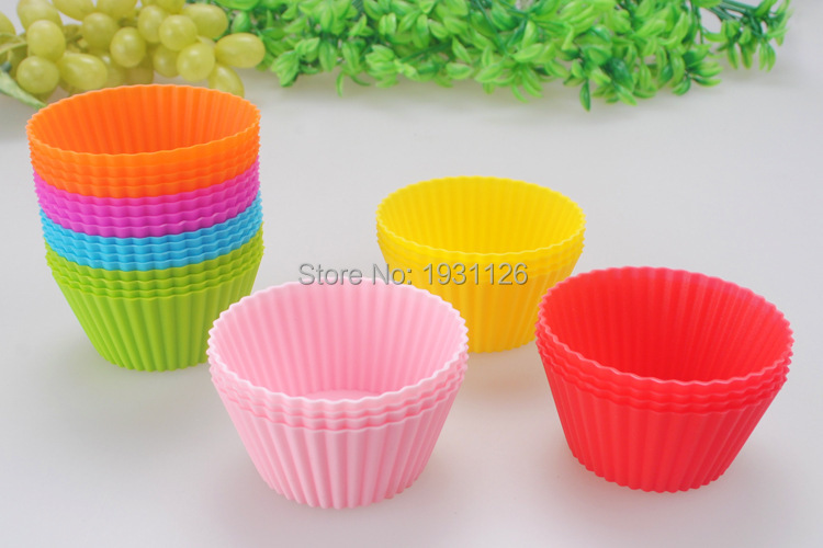 round silicon cake moulds