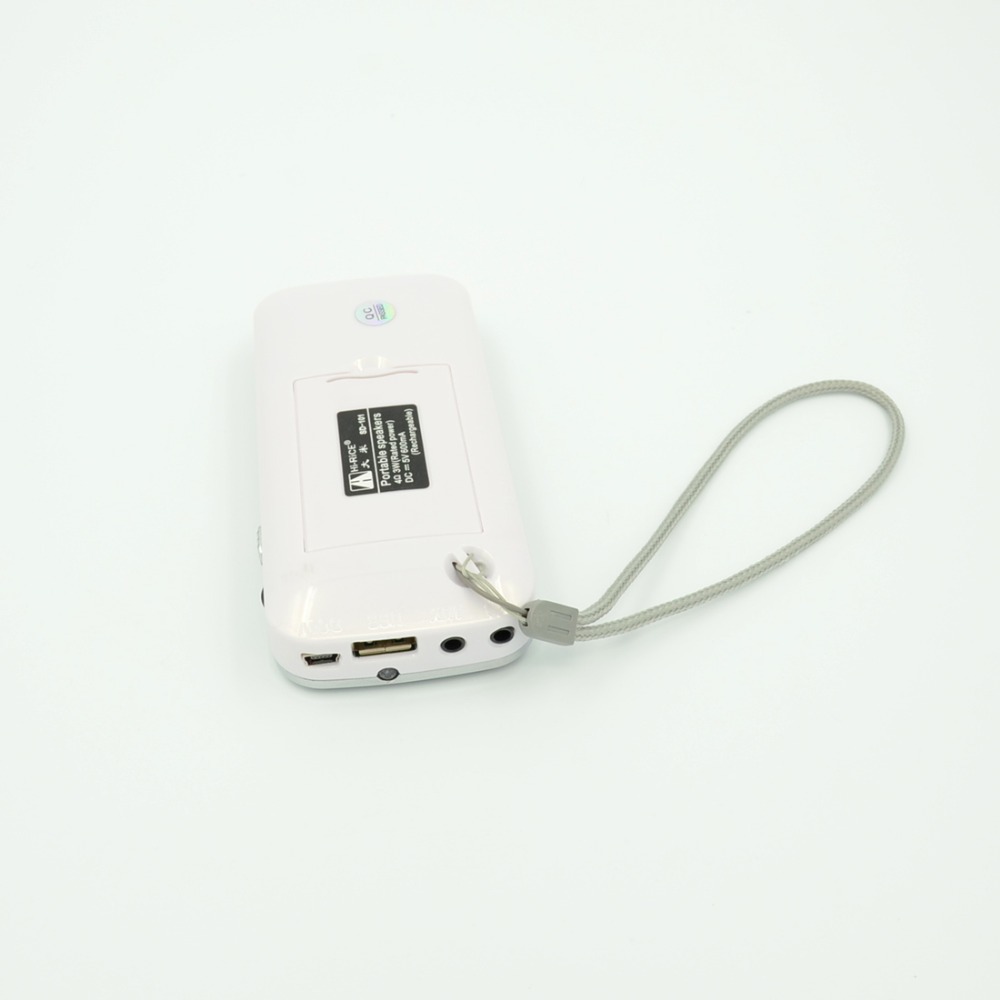 The most popular White Portable LCD Digital FM AM Radio Speaker USB Micro SD TF Slot
