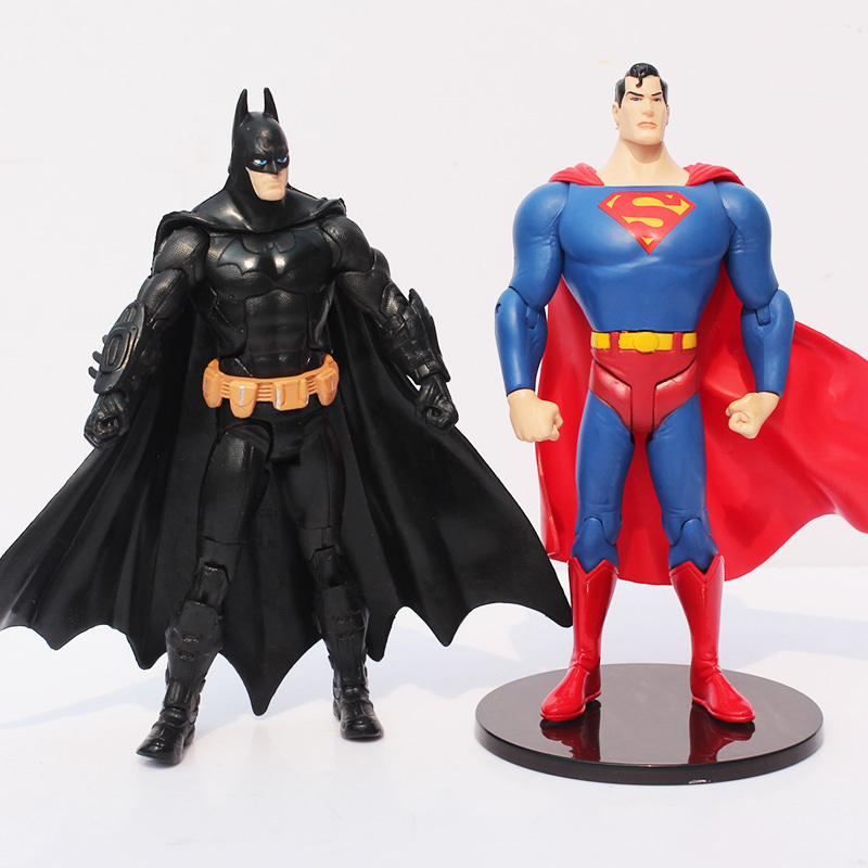 action set superman figure 2pcs/set Figure Joint Action Batman Moveable Toys Superman