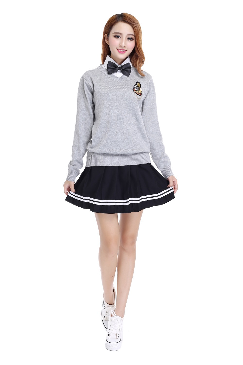 Related categories Dress your kids in polished girls' school uniforms from Sears. Girls’ school uniforms will help your little learner feel confident and ready to tackle anything the day has in store. Sears has a variety of cute pieces that can be combined to create tons of adorable outfits that will fit the dress code.