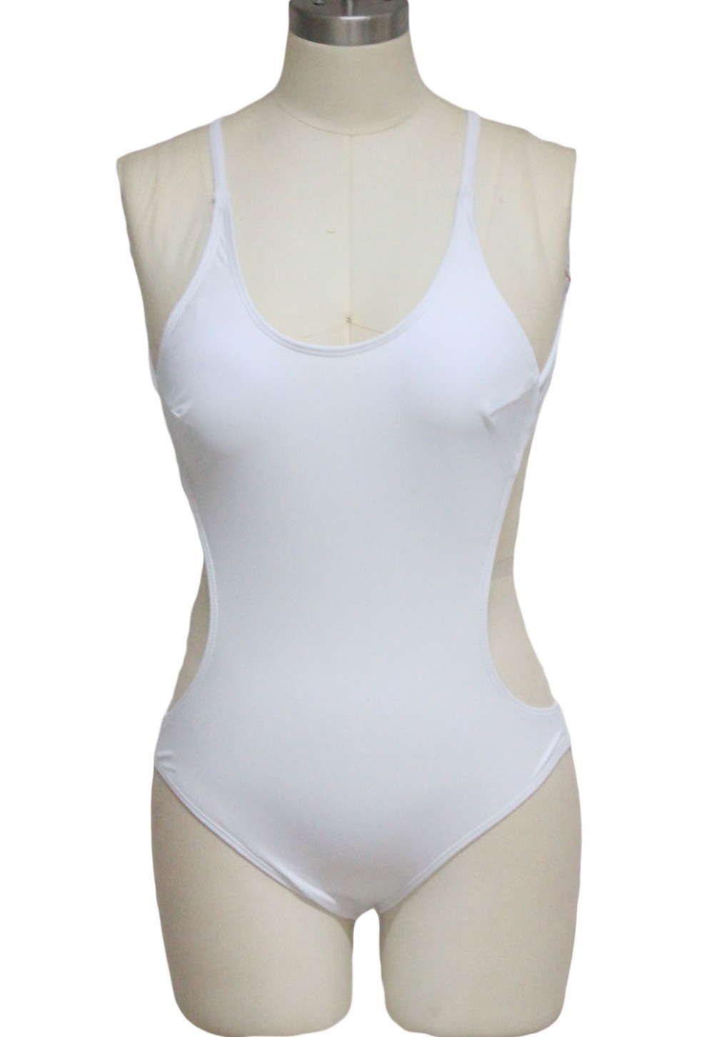 Sexy-White-One-piece-Swimwear-with-Strings-LC41068-1-1