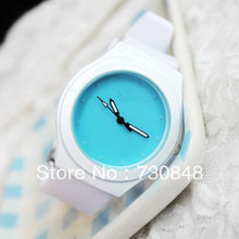 Envío gratis, 2013 la nueva venta reloj de la jalea tiempo patrón contratado relojes moda de caramelo femeninos