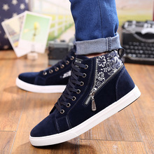 2015 wholesale Fashion New Winter Men Front Lace Up Casual Ankle Boots Winter Sport Men Shoes