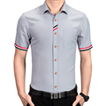Spring Summer Men Shirts Hot Sale Men Short Sleeves Shirts Dress Casual Men Cotton Shirts Slim