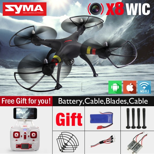 СЫМА X8W FPV RC Мультикоптер Drone с WI-FI Камера 2.4 Г 6 Оси Дрон СЫМА X8C 2-МЕГАПИКСЕЛЬНОЙ Камерой RTF Вертолет с 2 Батареи VS X101