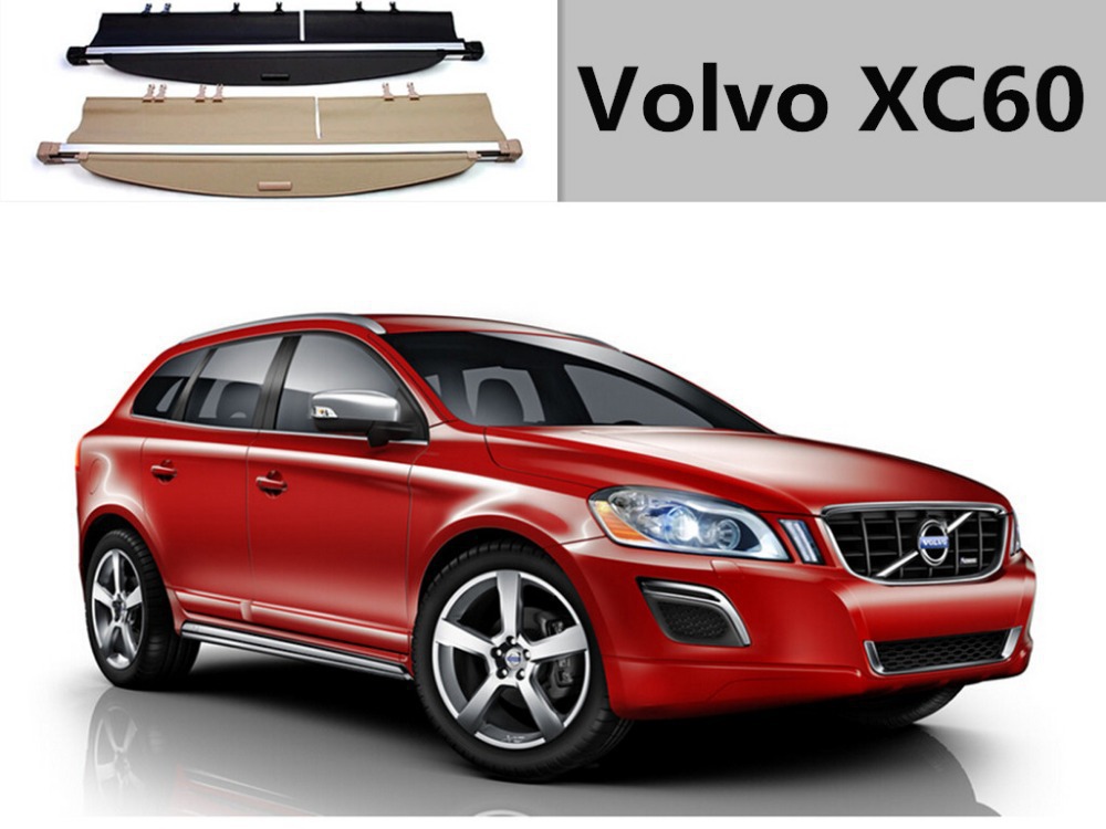 High-Q!Rear Trunk Security Shield Cargo Cover trunk shade security cover for Volvo XC60 2015.2016.shipping
