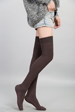 2015 hot Socks For Women Fashion Lady Girls women Sexy Over The Knee Thigh High Thinner women sport socks