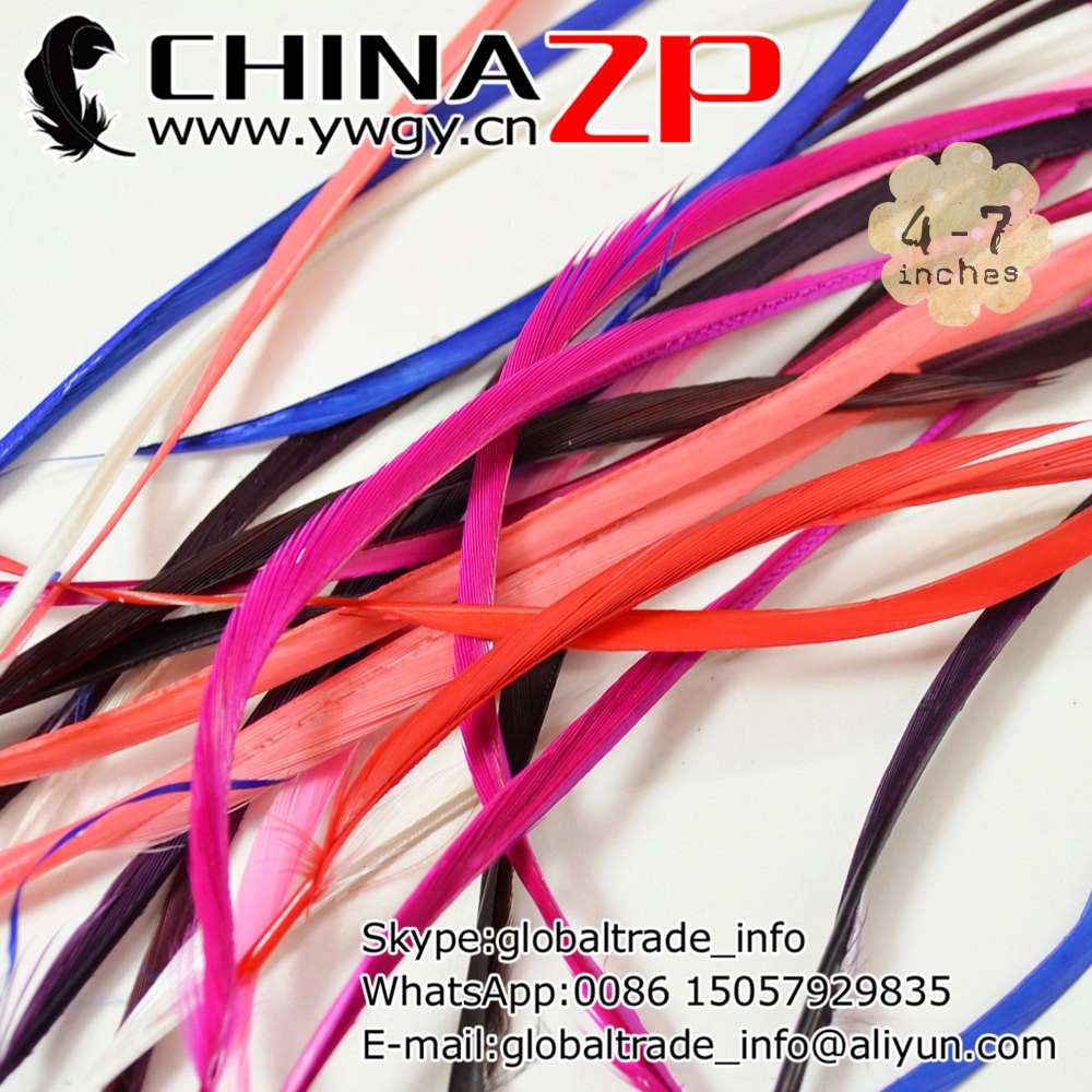 20pcs MIX COLOR Goose Biots - could be curled or ironed - premium crafts and millinery supply, fishing supply, fly tying