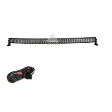 52 inch 500W for Philips 4D Curved LED Light Bar 12V Spot Flood Combo Beam 4×4 Offroad Trailer Truck ATV Car Work Driving Lights