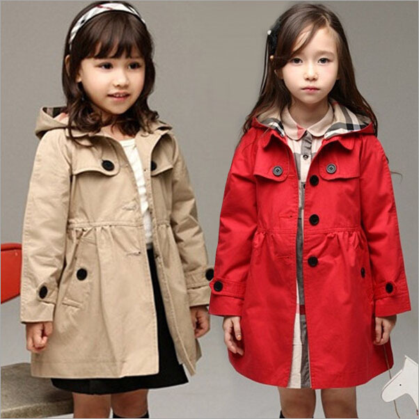 New 2015 Wind Coat Cardigan Jackets for Girls Brand Girls Spring Trend Style Girls Jackets Kids