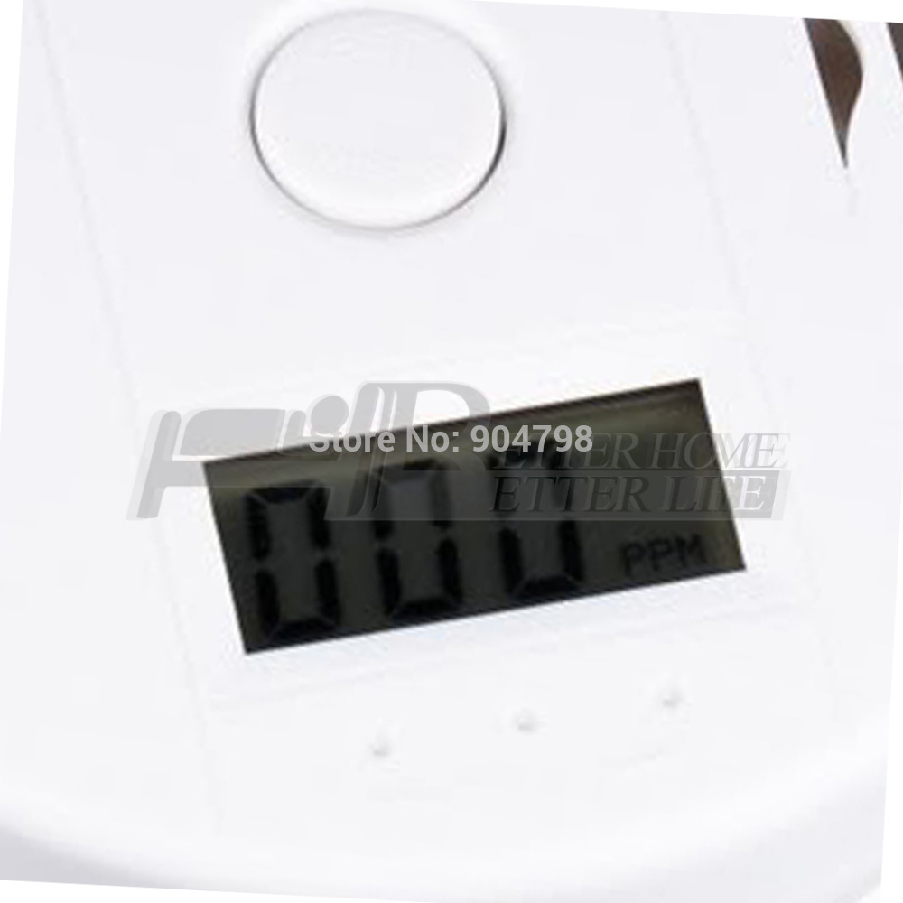 1pcs LCD Sensor Warning CO Carbon Monoxide Poisoning smoke Gas Alarm Detector Tester LCD YKS