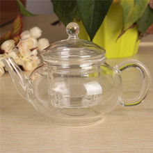Top Quality 250ml Filter Transparent Glass Teapot Heat Resistant Flower Tea Set Coffee Teapot Convenient Kitchen