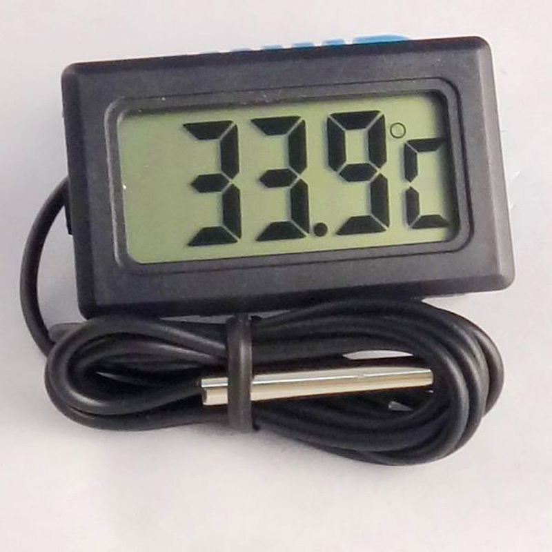  1pc LCD Display Car refrigerator aquarium fish tank embedded electronic digital thermometer Free shipping SZ01049