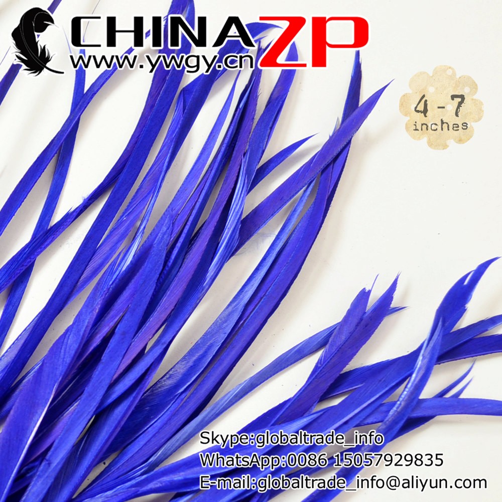 20pcs BLUE tinted PURPLE Goose Biots - could be curled or ironed - premium crafts and millinery supply, fishing supply, fly tying (GB020)3