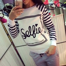 Sellie Printed Sweatshirt Women Hoody Fashion New 2014 Autumn Sport Suit Women Hoodies Tracksuits Free Shipping