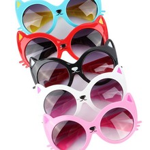 Cartoon Animal Children’s Sunglasses Girls Boys Cat Anti UV Eyeglasses Glasses