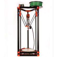 LCD display diy 3d printer kit, High Precision delta 3d printer with one roll Filament 8GB SD card LCD masking tape for Free