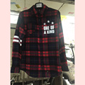 2016 cool Hip hop justin bieber Men s t shirts punk Red green plaid men t
