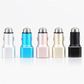 New 12V 2 1A Car Usb Charger Aluminum Dual USB Car Charger For iPhone 5 6