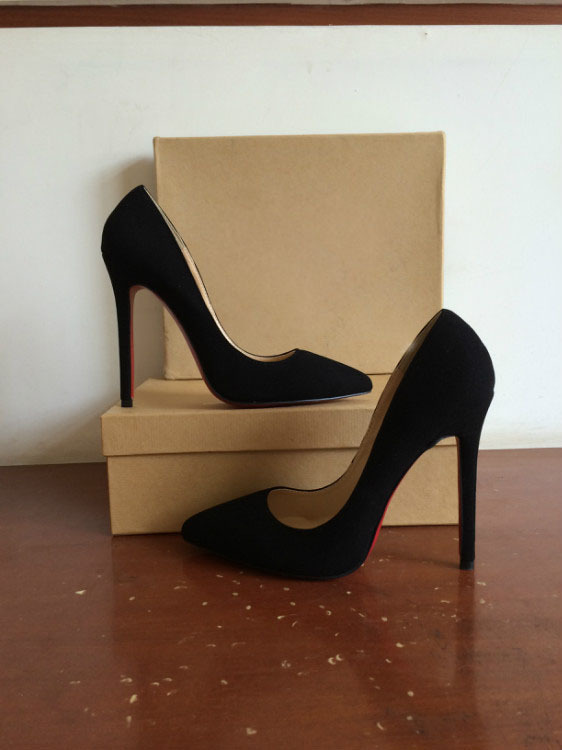 Aliexpress.com : Buy 2015 high quality black suede high heels ...