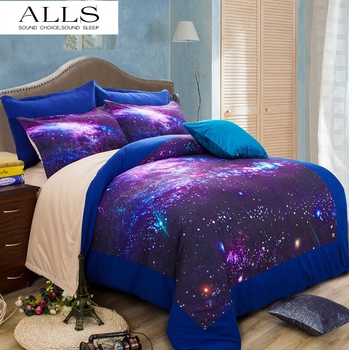 Hipster Galaxy 3D Bedding Set Universe Outer Space Themed Galaxy Print ...