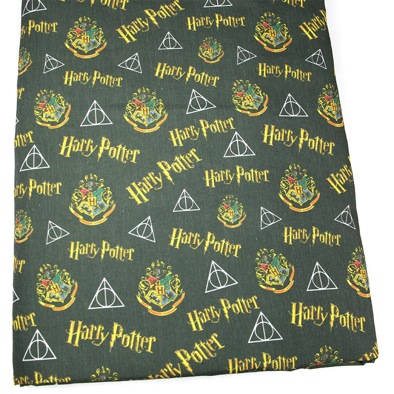 43741 50*147cm Harry Potter Series fabric patchwork cotton fabric for Tissue Kids Bedding home textile for Sewing Tilda Doll