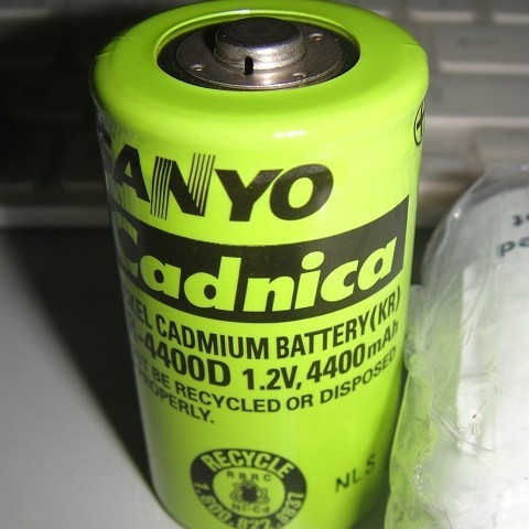 100 Original Used battery for sanyo ni cd KR 4400D 4400mah 1 2V rechargeable Nicd battery