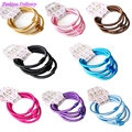 40pcs lot Fashion Girls Candy Color Hair Rubber Band Elastic Hair Ropes Ponytail Holder Kid Hair