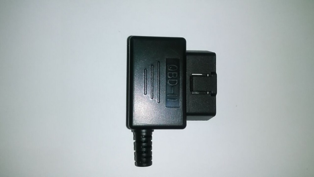 DIY 16pin 16 Pin OBD-II OBDII OBD 2 OBD2 J1962 male Connector Adapter Plug no need Screw (6)