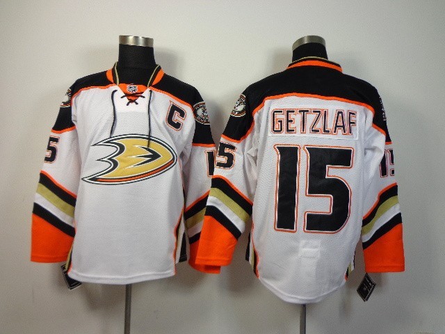 Anaheim Ducks #15 Ryan Getzlaf White 3rd_conew1