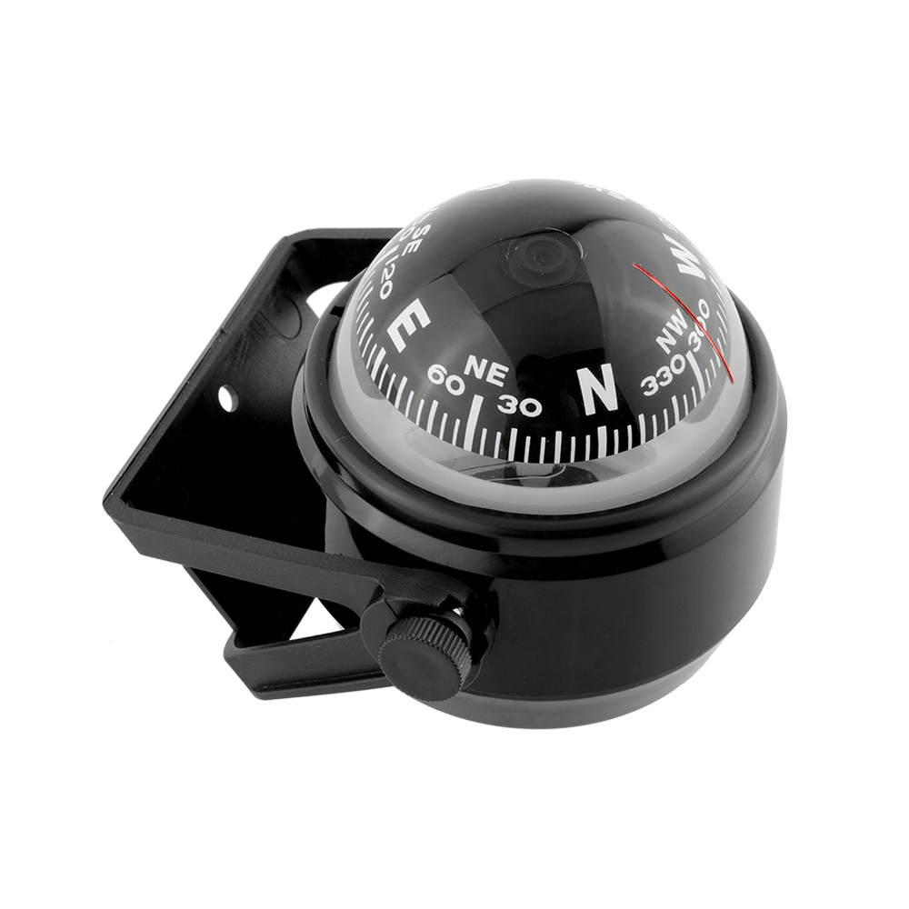 New Black Mini Pivoting Compass Truck Car Dash Mount Marine Boat
