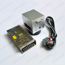 High Speed Laser Scanning Galvo Head 10MM Input Aperture With DC Power Supply For Fiber Laser Marking Machine