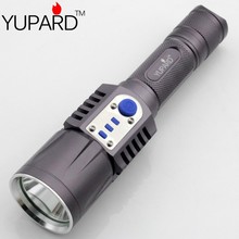 YUPARD XM-L2 Flashlight Torch USB charge 5modes mobile power 18650 battery Intelligent flashlight