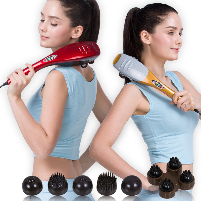 Dolphin massage device full body massage stick electric multifunctional massage hammer health and beauty care love