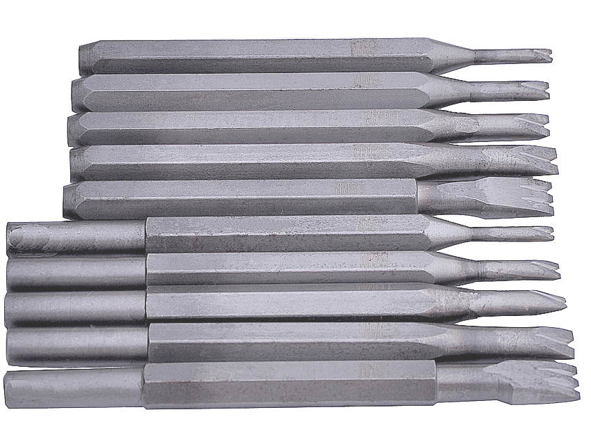 15MM 3 TEETH TOOTH TUNGSTEN CHISELS PNEUMATIC STONE CARVING MARBLE