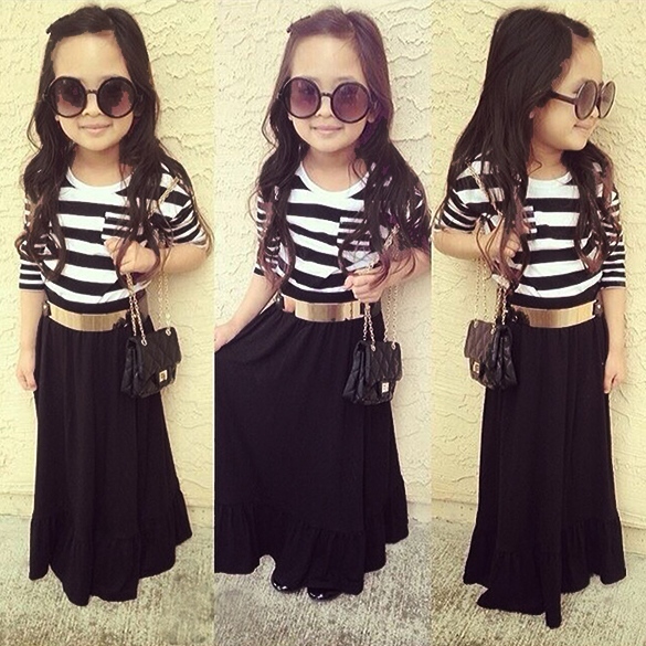 black and white striped maxi dress bebe