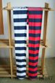 Princess gothic lolita pantyhose Black and red punk vampire Wide stripe pantyhoses Halloween clothing accessory cool