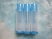 50PCS/LOT 5ML Empty Lipstick Tube,Transparent+blue cap Makeup Lip Gloss Container,Sample Cosmetic Lip Balm Sub-bottling HZ16