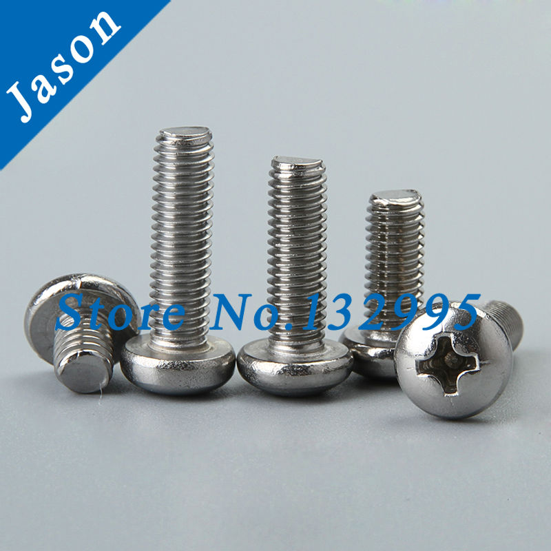 10#-24*1  Stainless steel A2 Pan head cross recessed screws SUS 304 Pan Head Screw 10#*L