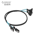 ORICO CPD 7P6G BW902S Original SATA3 0 Two Set Data Cable Solid SSD Hard Line Black