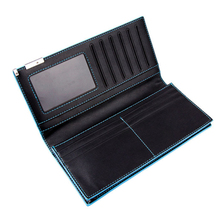 Best Deal New Fashion Men Business Style Wallets Long Thin Wallet Male Money Purses Flip Up