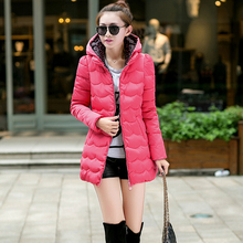 Wadded Jacket Female 2015 New Women’s Winter Jacket Down Cotton Jacket Slim Parkas Ladies Coat Plus Size