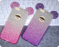 Shinny Bright Powder Shade Mickey TPU Soft Skinny Cover Case Protector For iphone 6 6plus 6s