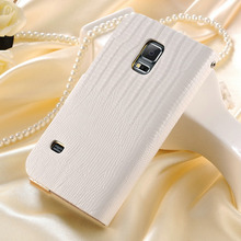 S5 Mini Shining Wallet Leather Case For Samsung Galaxy S5 mini G800 Card Holder Rhinestone Flip