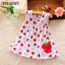 2016 Cute Baby Girl Dress Cotton Regular Dot Sleeveless A-Line Dresses Casual Kid Clothing Above Knee Minin Princess 3-18 Months