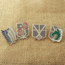 Japan Anime Jewelry Advancing Titans PIN Rebel Alliance Attack on Titan high quality brooch For men gift