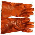 PVC Particles Solid Color Gloves Acid Alkali Resistant Glove Dipped Nitrile Palm Protective Breathable Mechanic Work