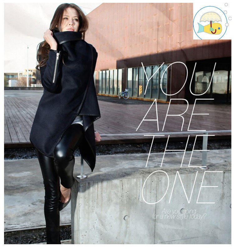 2015 New woman Fashion winter woolen overcoat women fashion Jackets woolen coat (9)