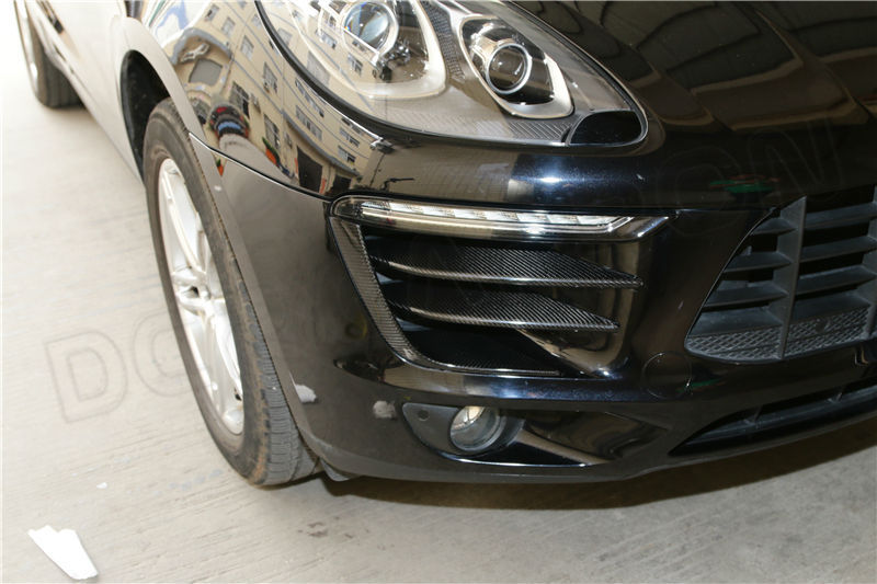 2014 - on Porsche Macan Carbon Fiber Fog Light Cover (2)