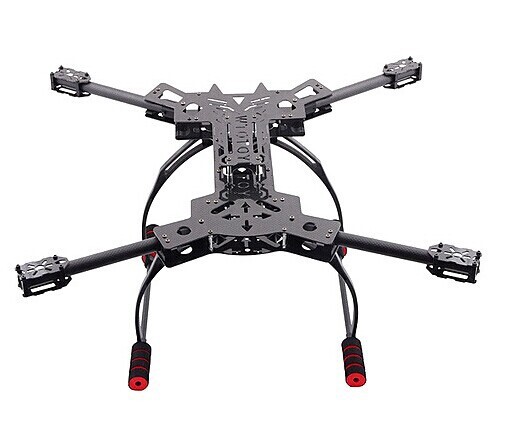 F11101 HMF600 RC font b Drone b font Quadcopter Frame Kit Carbon Fiber Foldable H Shaped